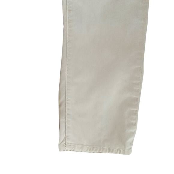 Mother The Straight Ankle Shaker Prep Pants Size 27 Preppy Classic Ivory Chino - Picture 11 of 11